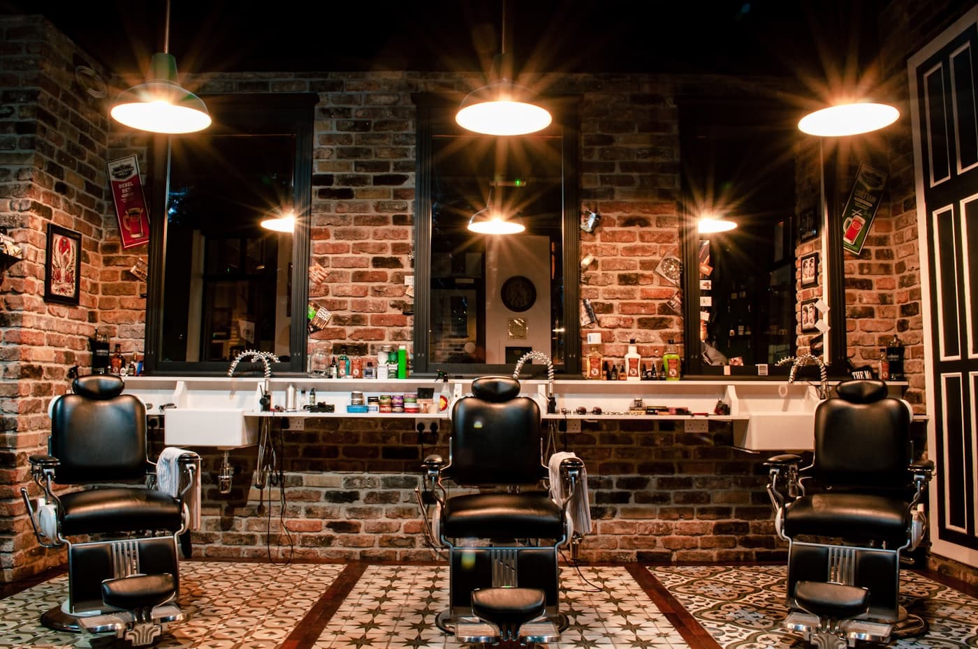 Ambiente contemporâneo da Norte Barber