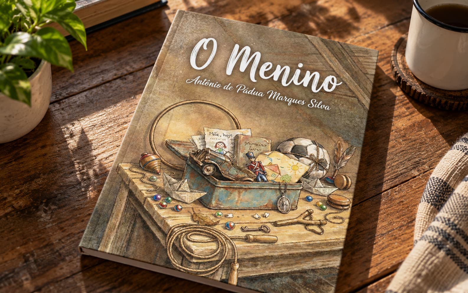 Livro O Menino — diagramação editorial