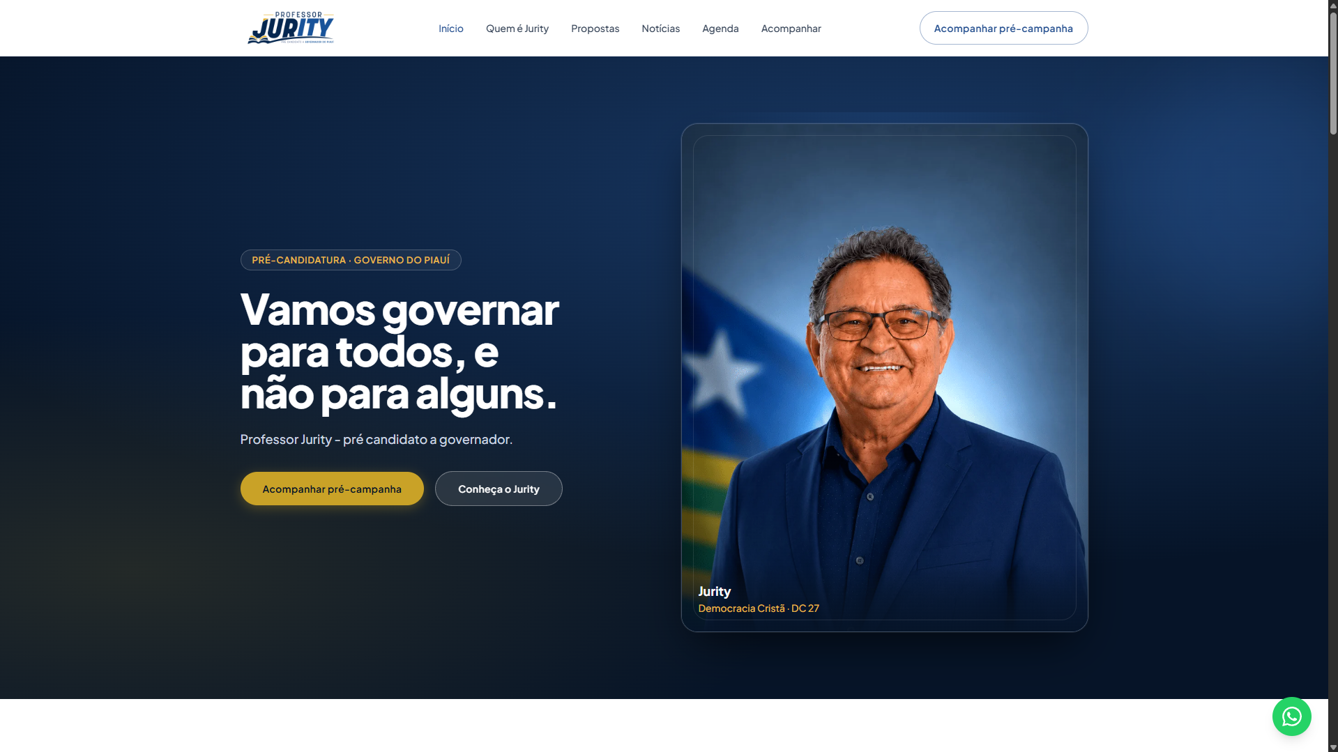 Capa do case Professor Jurity