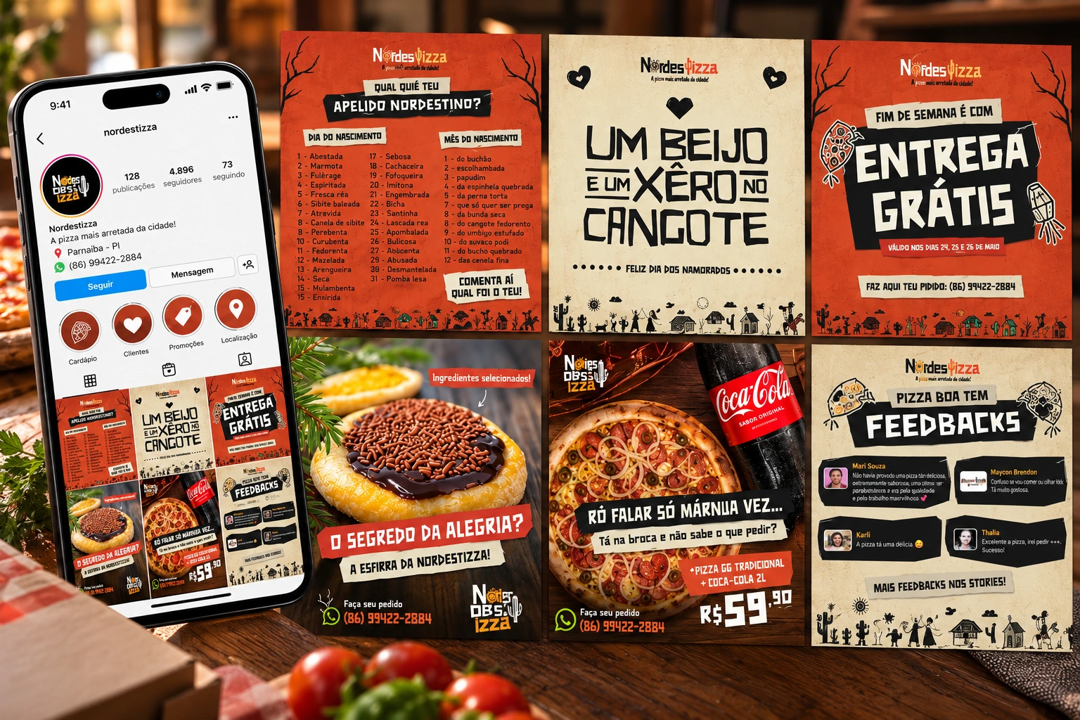 Capa do case Nordestizza