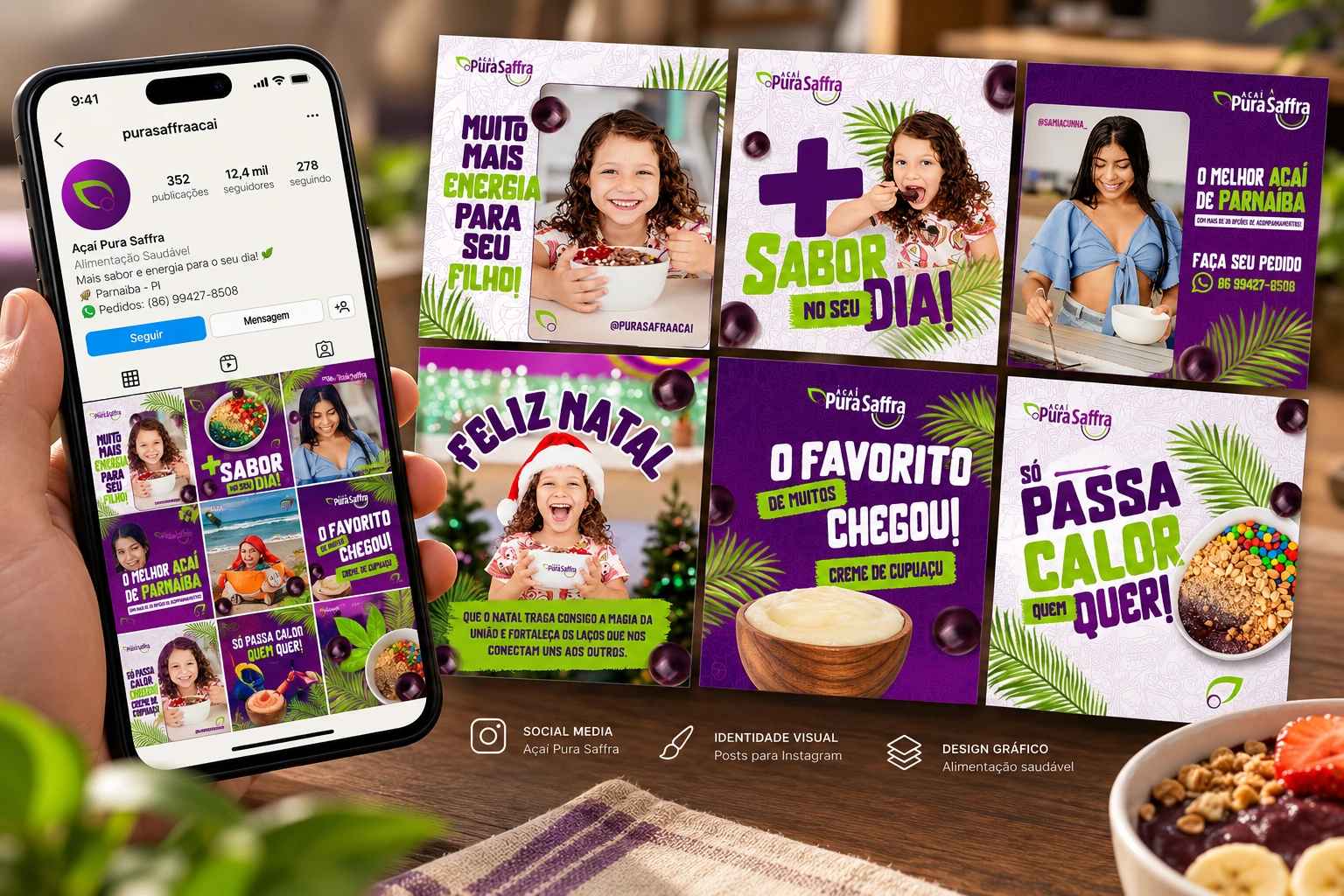 Capa do case Pura Saffra